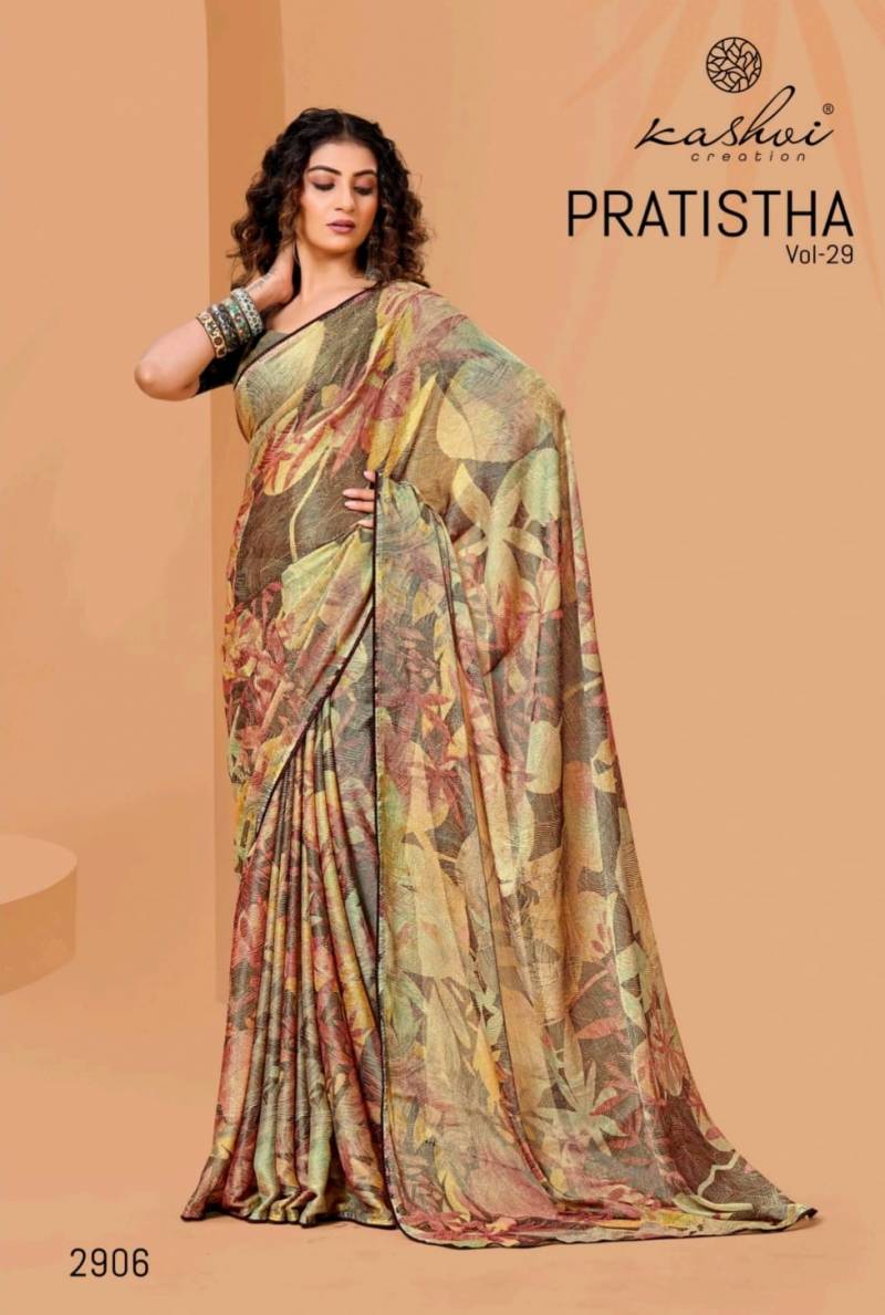 Kashvi Pratistha Vol 29 Brasso Printed Saree Collection