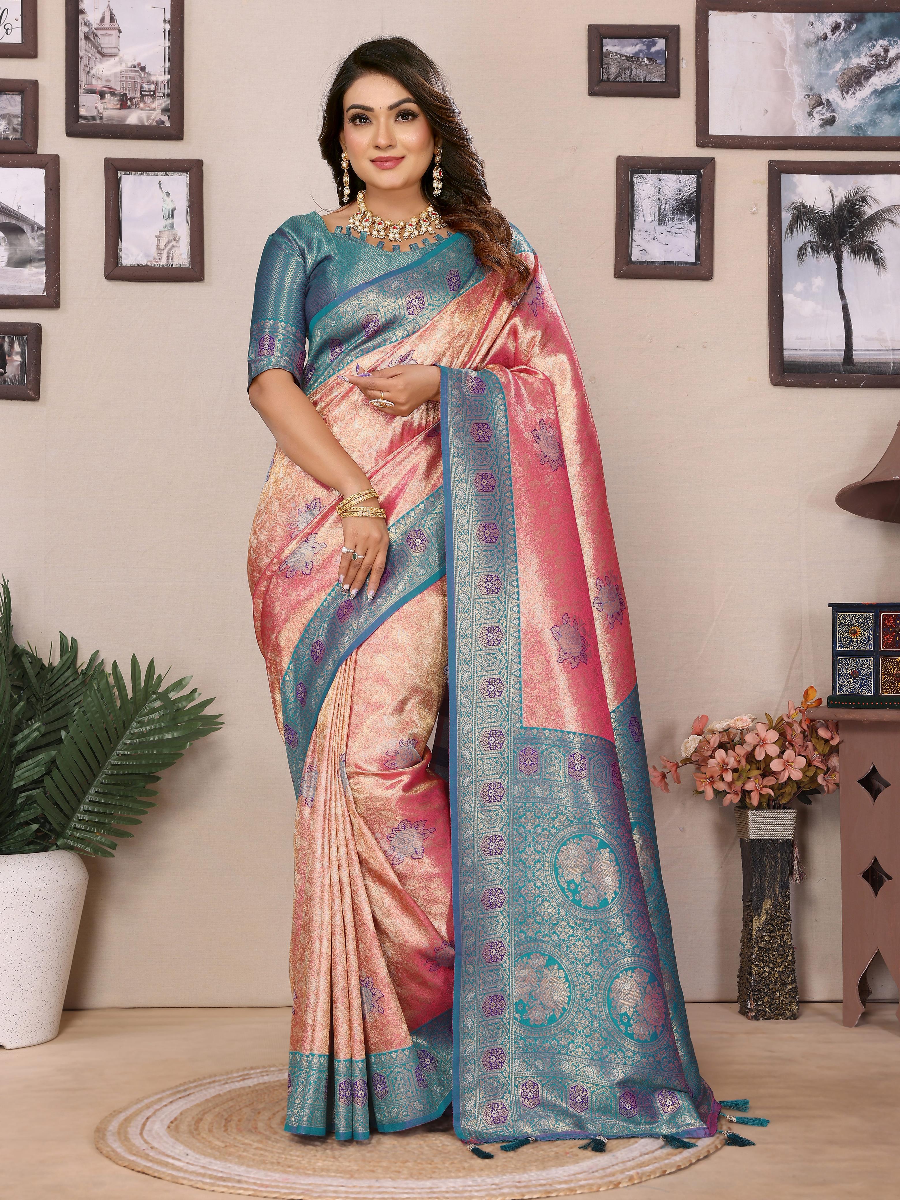 Lekha VC Saroz Pure Banarasi Tissue Silk Saree Collection