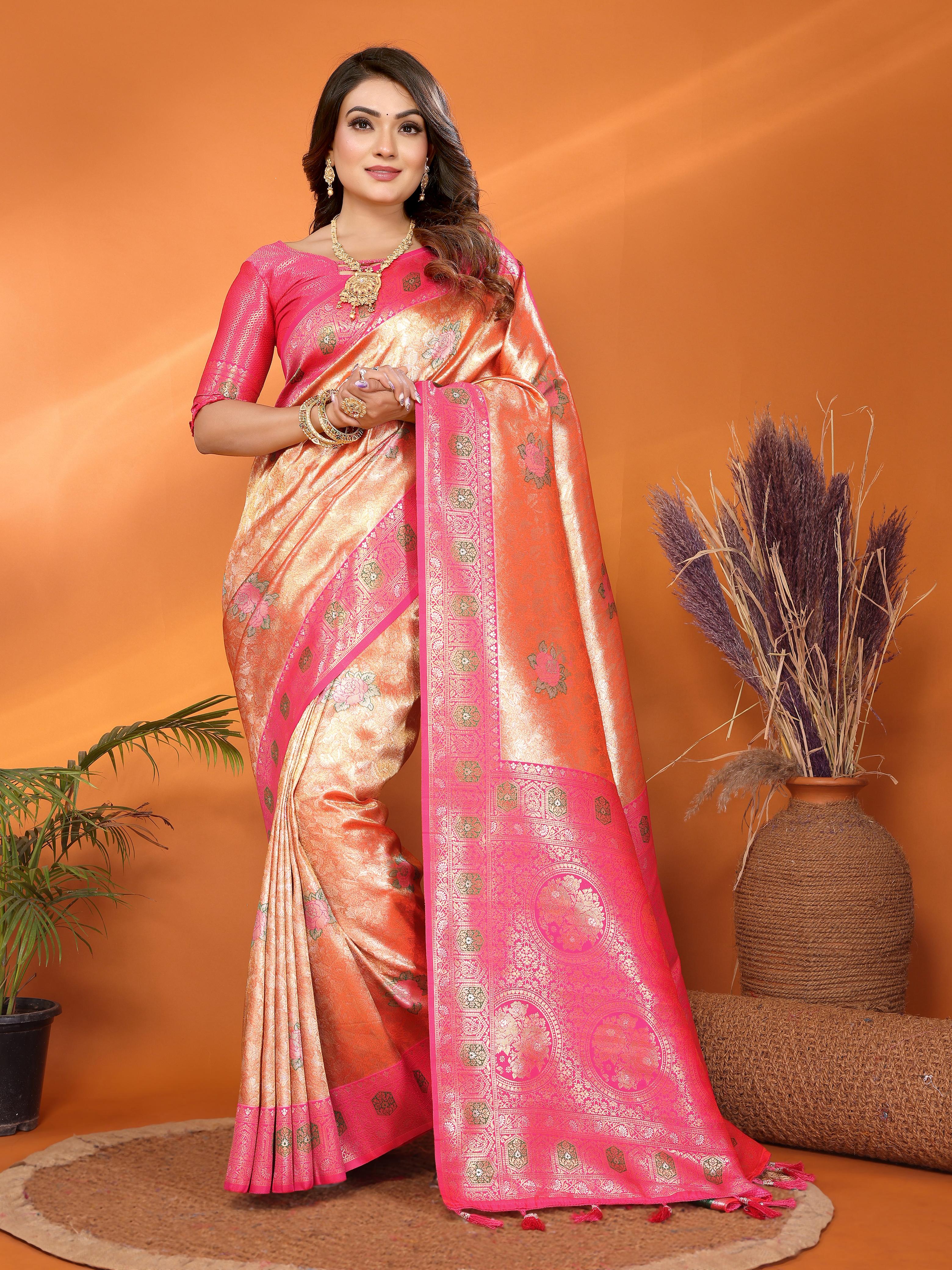 Lekha VC Saroz Pure Banarasi Tissue Silk Saree Collection