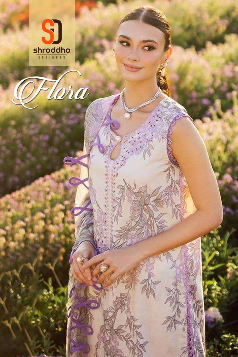 Shraddha Flora Vol 1 Cotton Dupatta Pakistani Salwar Suits