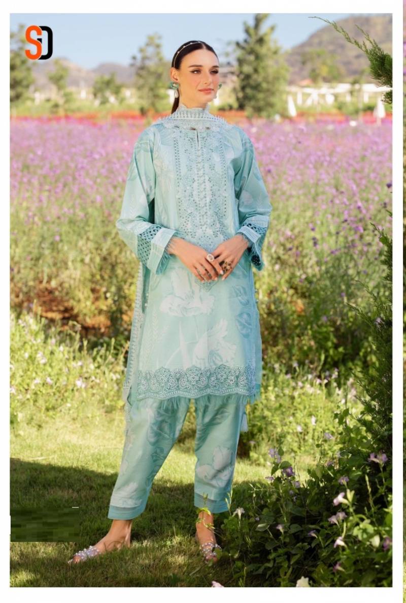 Shraddha Flora Vol 1 Chiffon Dupatta Pakistani Salwar Suits