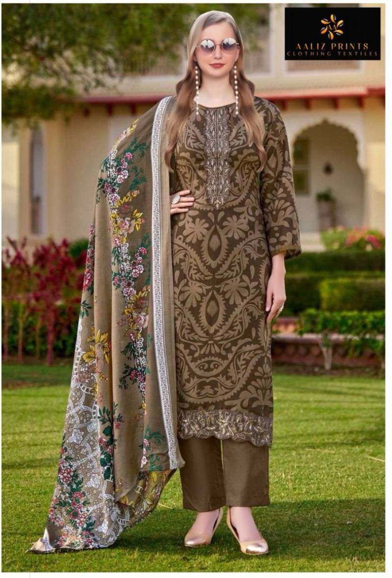 Aaliz Adan Libas Patch Vol 2 Cotton Digital Printed Dress Material