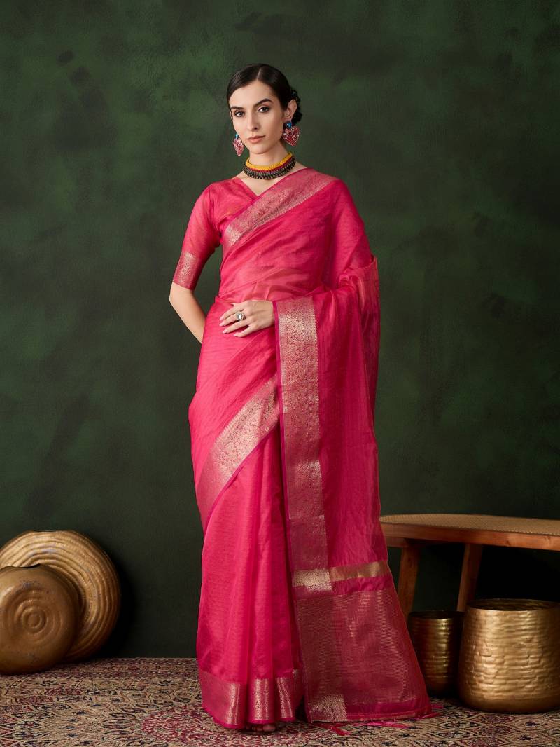 Cp 8236 Khadi Organza Stylish Saree Wholesaler