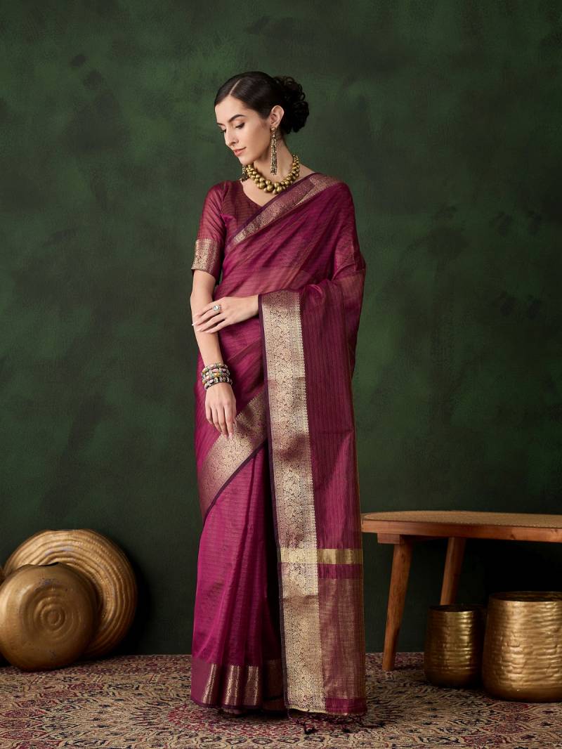 Cp 8236 Khadi Organza Stylish Saree Wholesaler