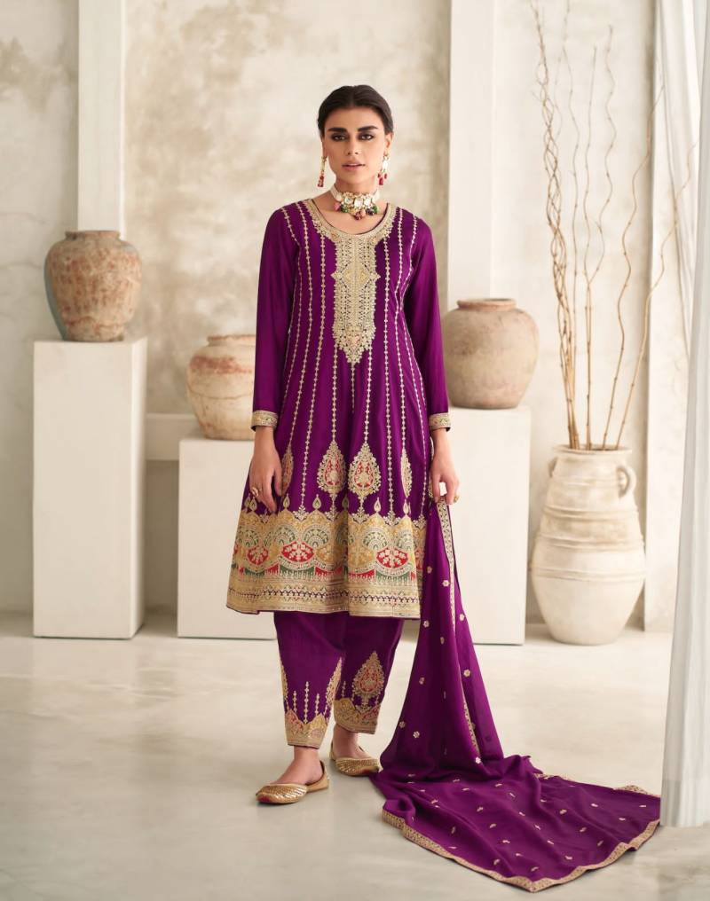 Romani 9776 And 9777 Premium Silk Designer Salwar Suits