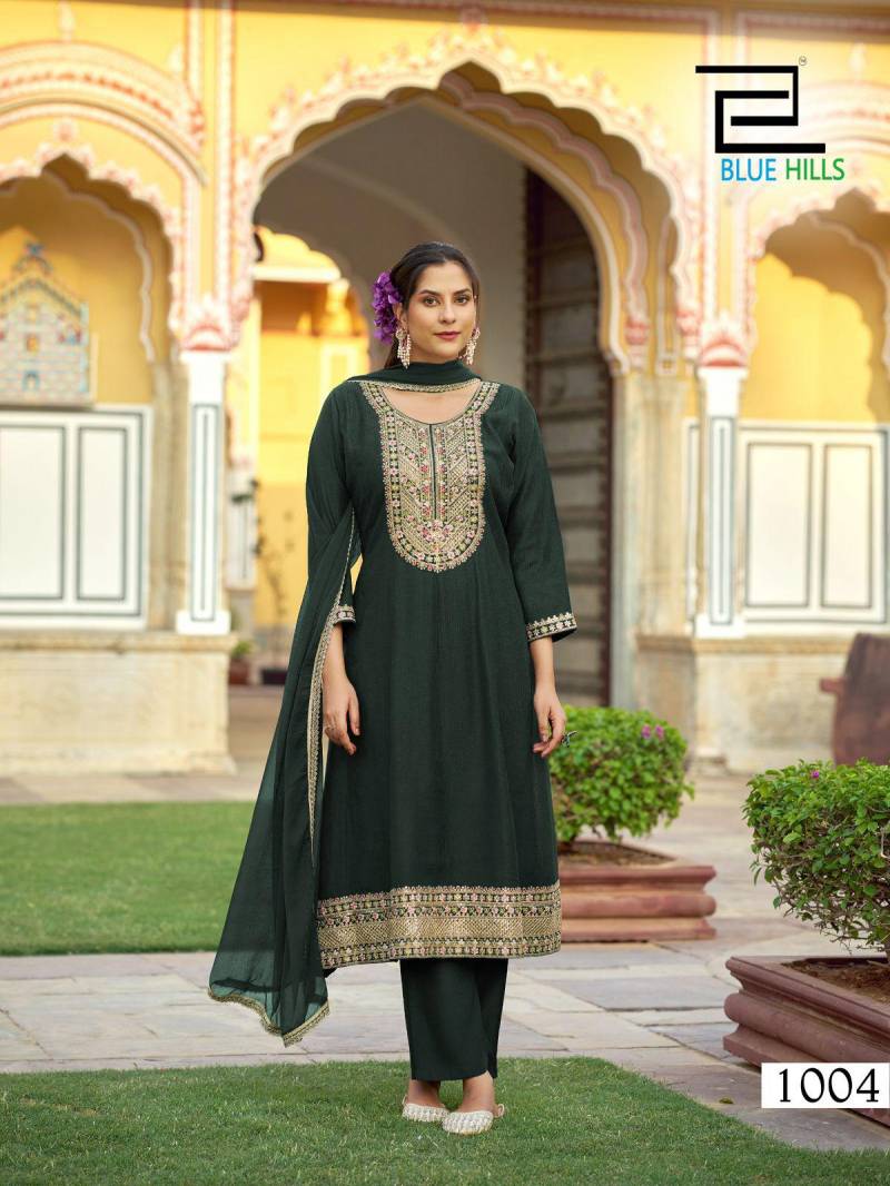Blue Hills Mumtaz Rayon Dobby Readymade Collection