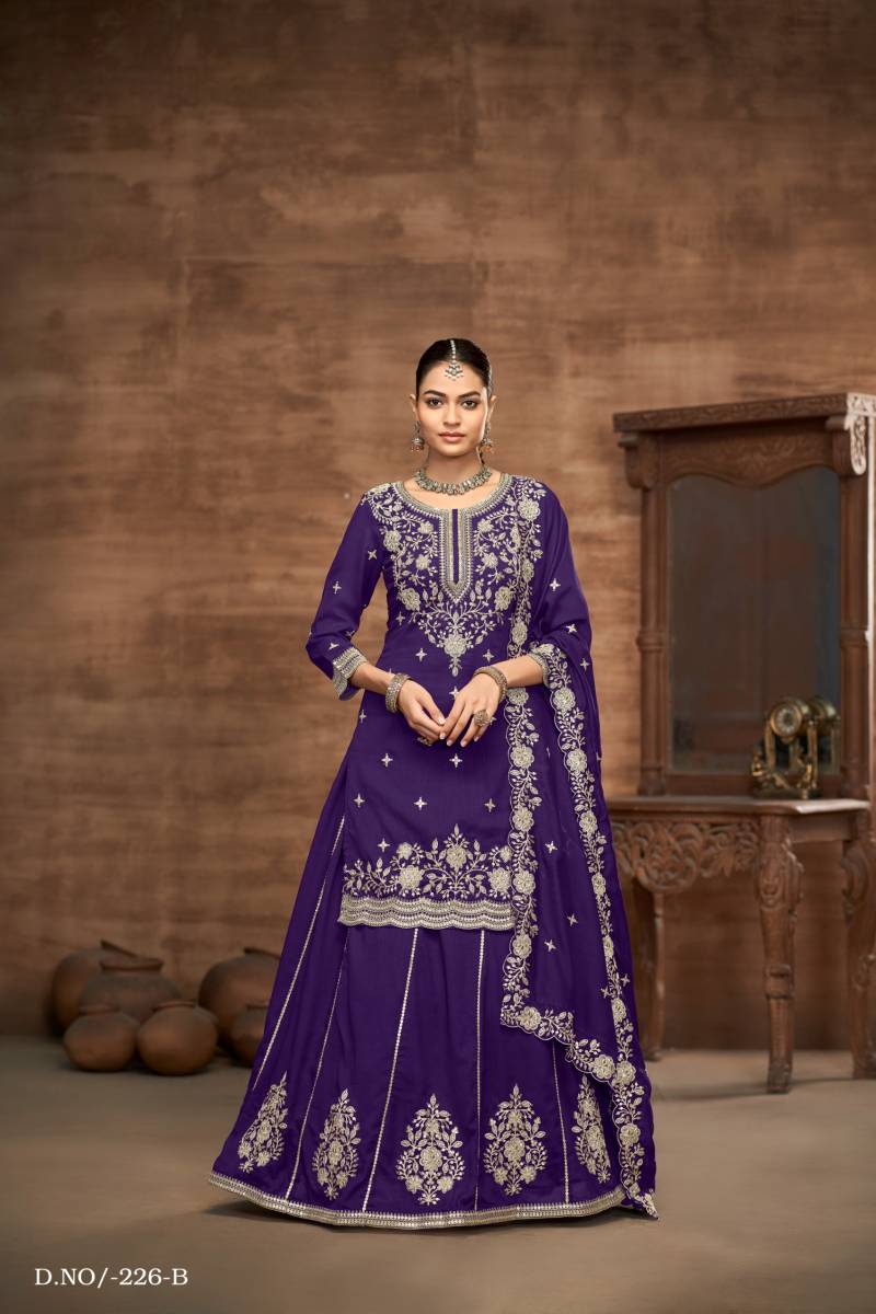 Aanaya Vol 226 Vichitra Silk Lehenga Choli Collection