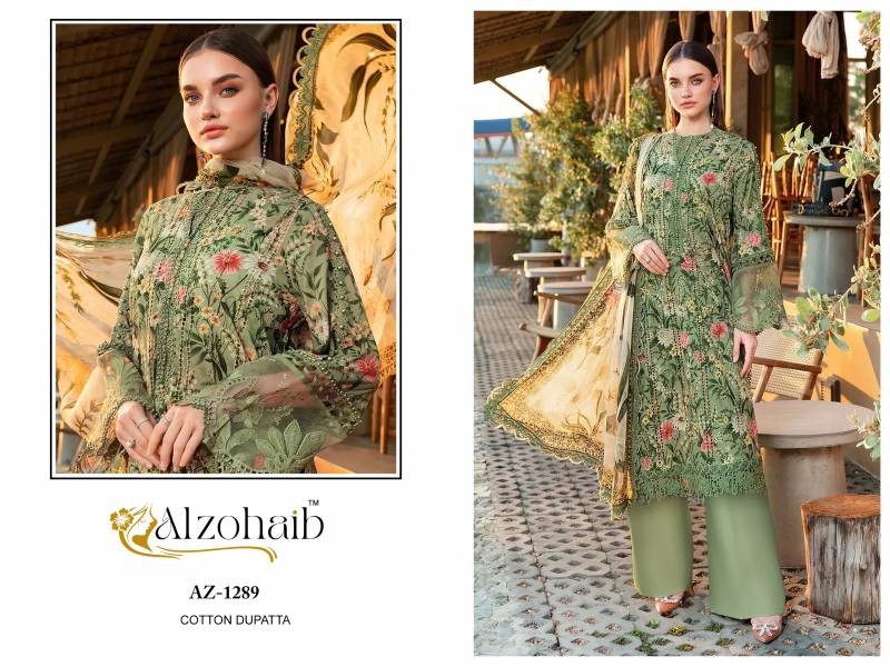 Alzohaib Az 1288 And 1289 Cotton Dupatta Pakistani Suits