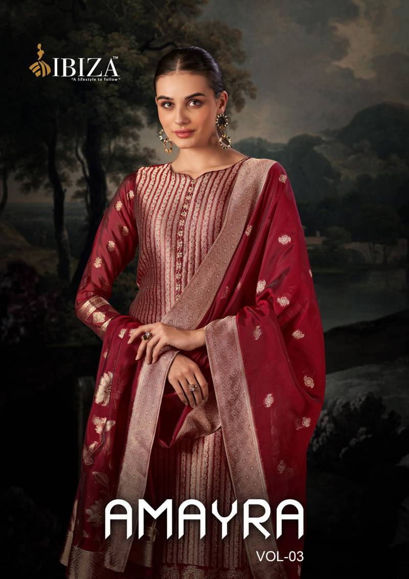 Ibiza Amayra Vol 3 Banglory Silk Jacquard Salwar Kameez