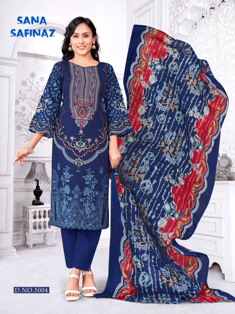 Ganesha Sana Safinaz Vol 05 Cotton Digital Dress Material