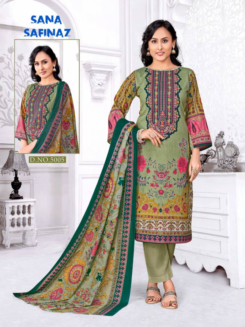 Ganesha Sana Safinaz Vol 05 Cotton Digital Dress Material