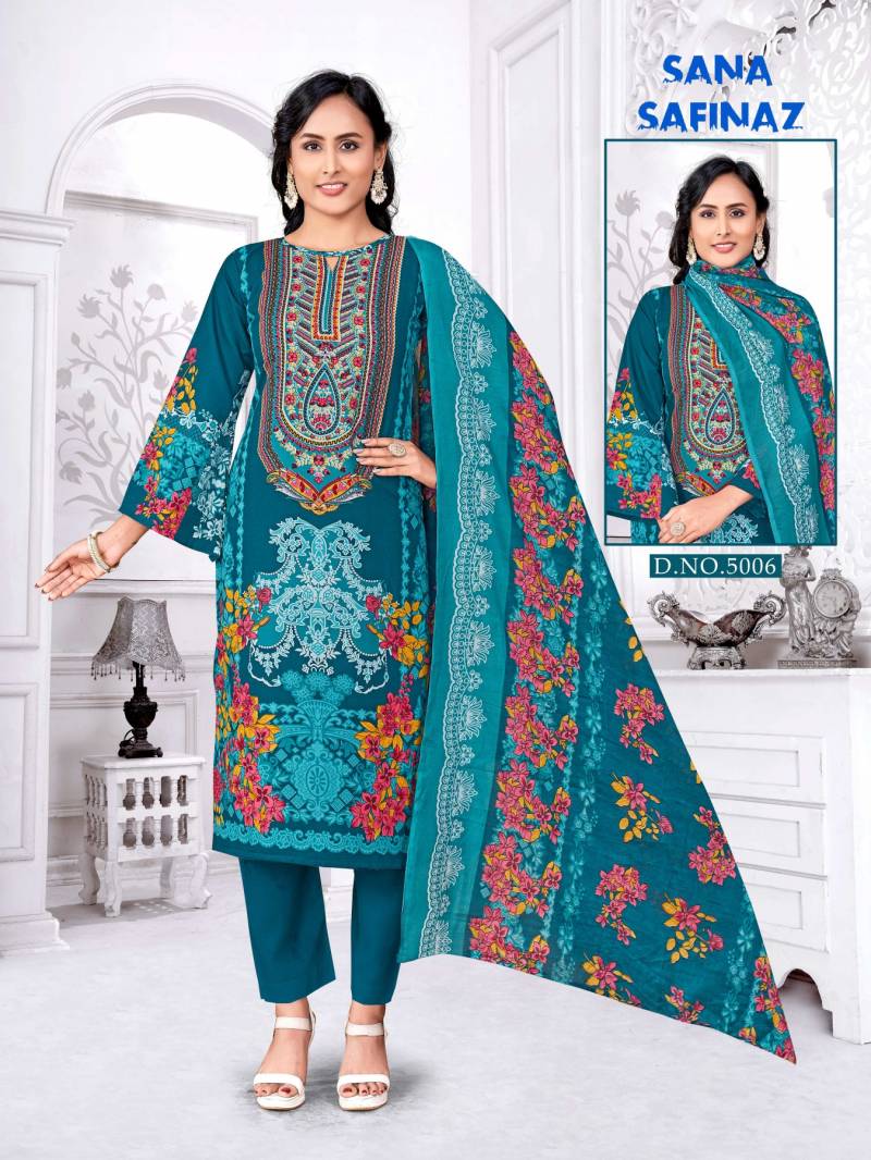 Ganesha Sana Safinaz Vol 05 Cotton Digital Dress Material