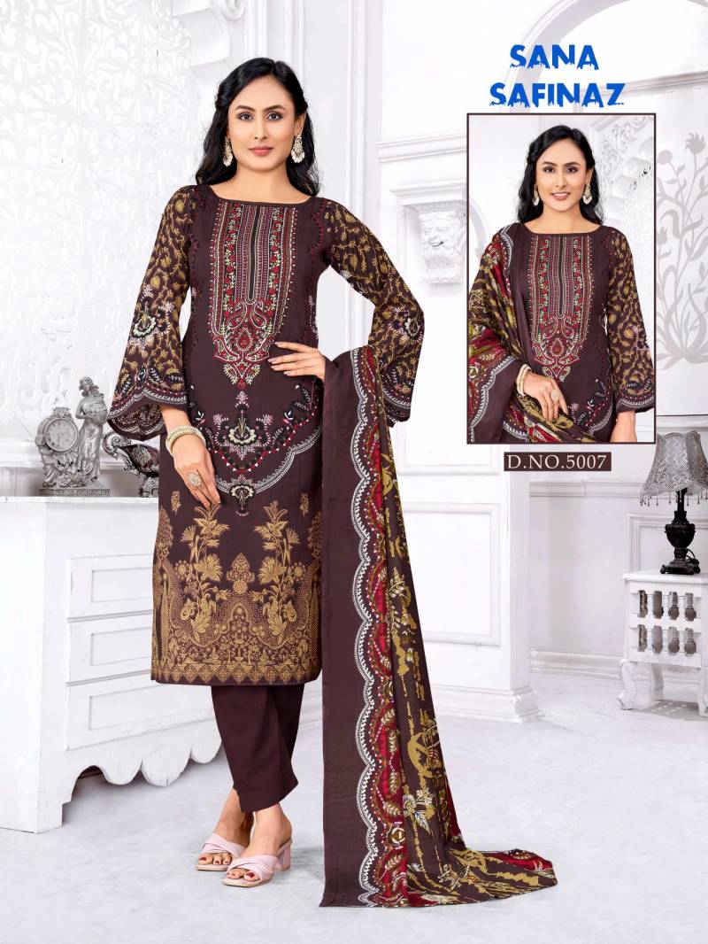 Ganesha Sana Safinaz Vol 05 Cotton Digital Dress Material