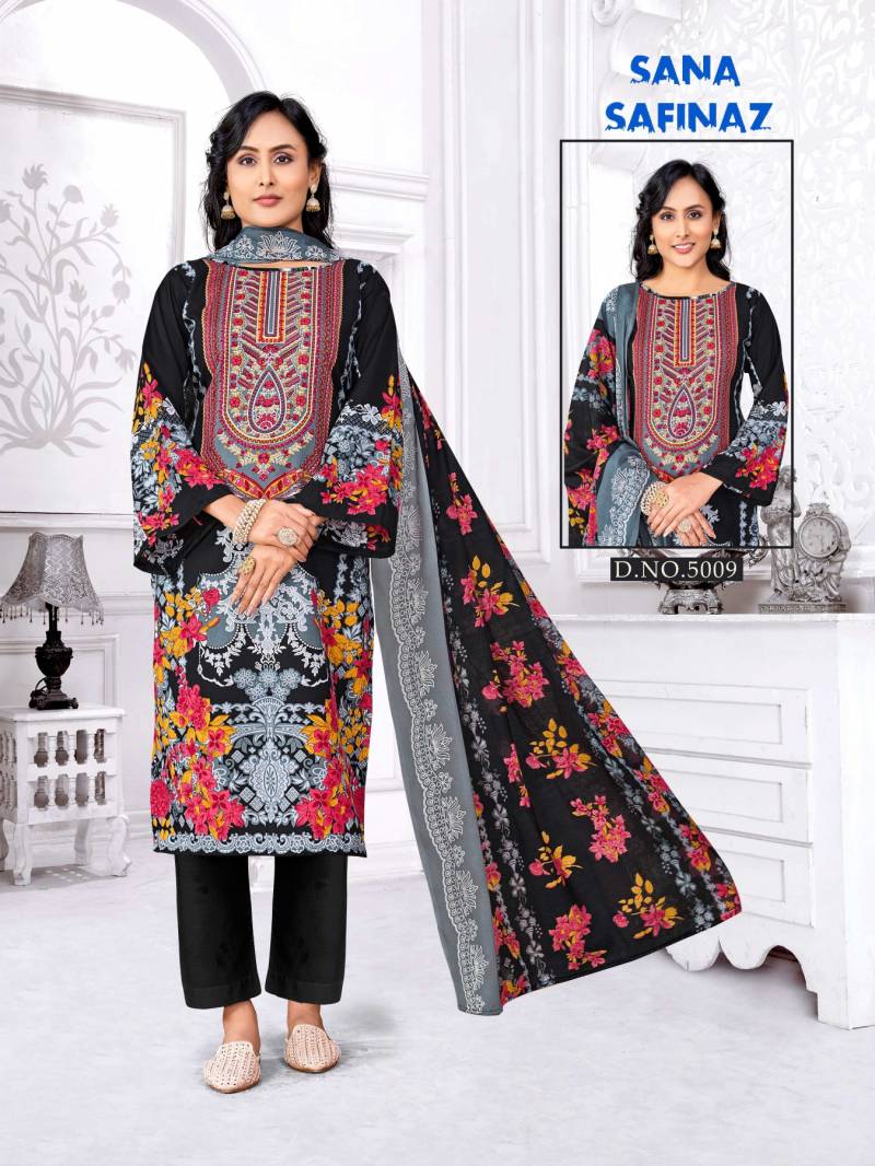 Ganesha Sana Safinaz Vol 05 Cotton Digital Dress Material