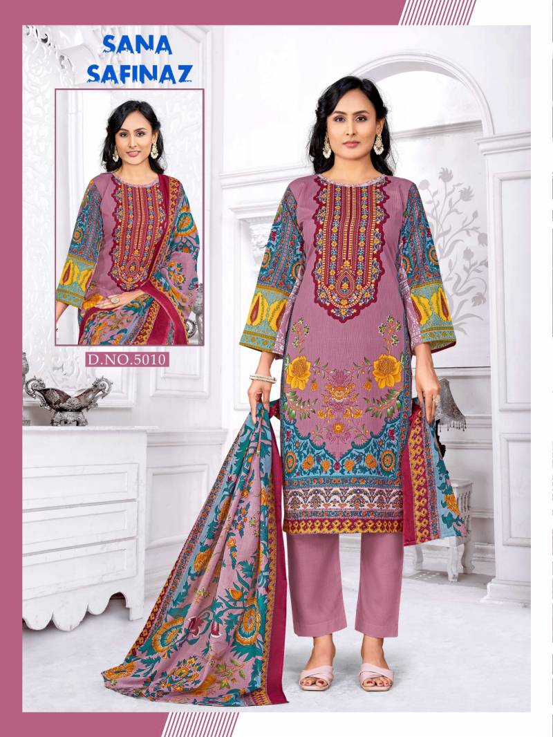 Ganesha Sana Safinaz Vol 05 Cotton Digital Dress Material