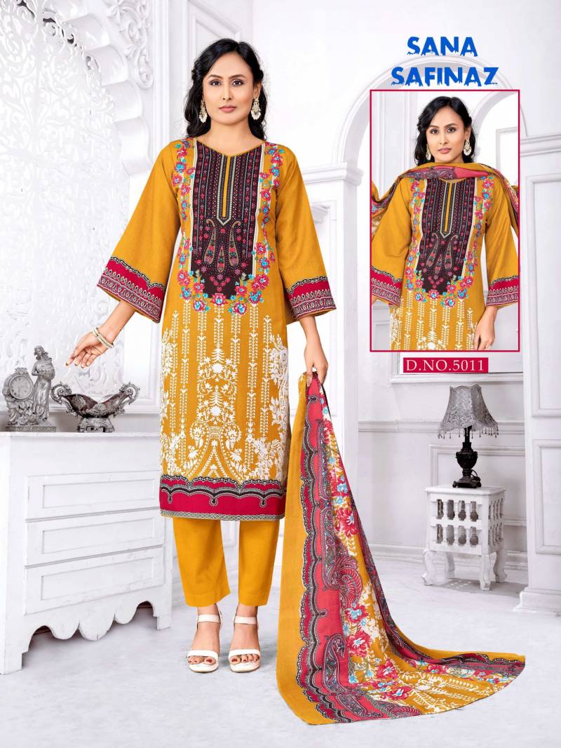 Ganesha Sana Safinaz Vol 05 Cotton Digital Dress Material