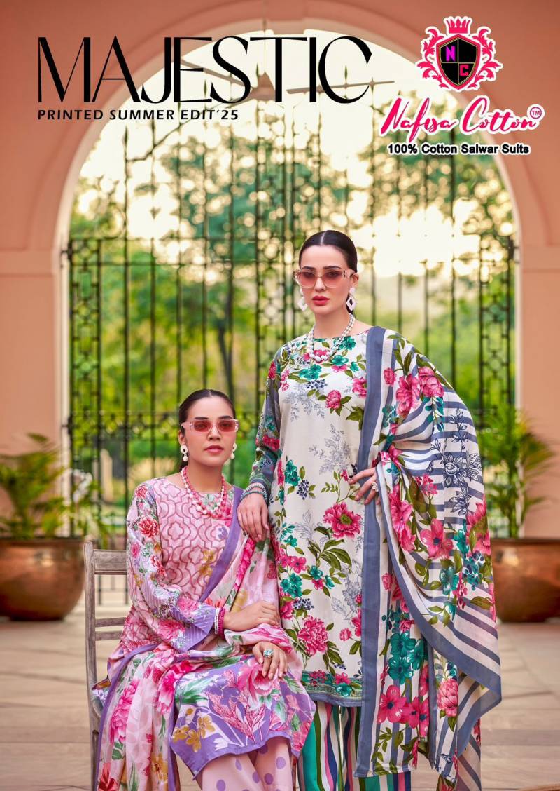 Nafisa Majestic Soft Cotton Digital Printed Dress Material