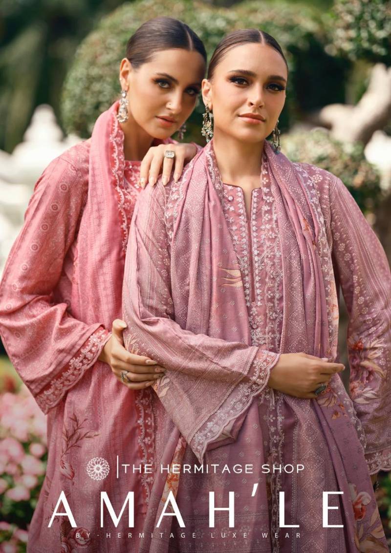 Hermitage Amahle Embroidered Fancy Dress Material