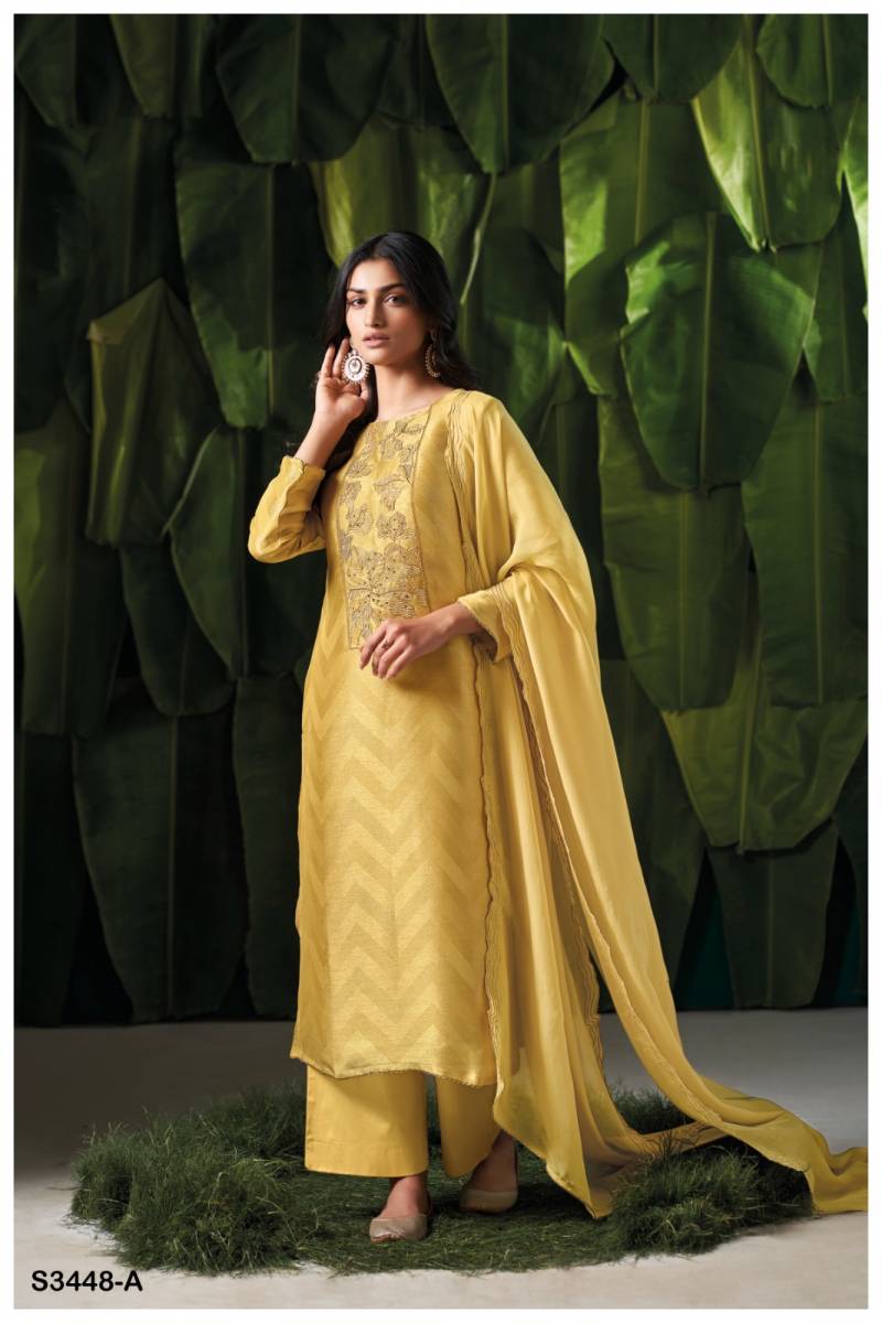 Ganga Destini Bemberg Silk Jacquard Salwar Kameez