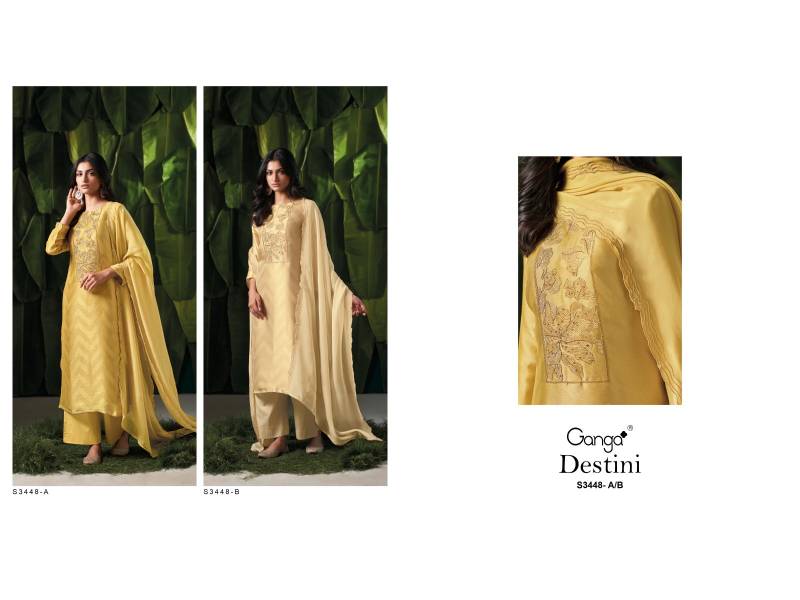Ganga Destini Bemberg Silk Jacquard Salwar Kameez