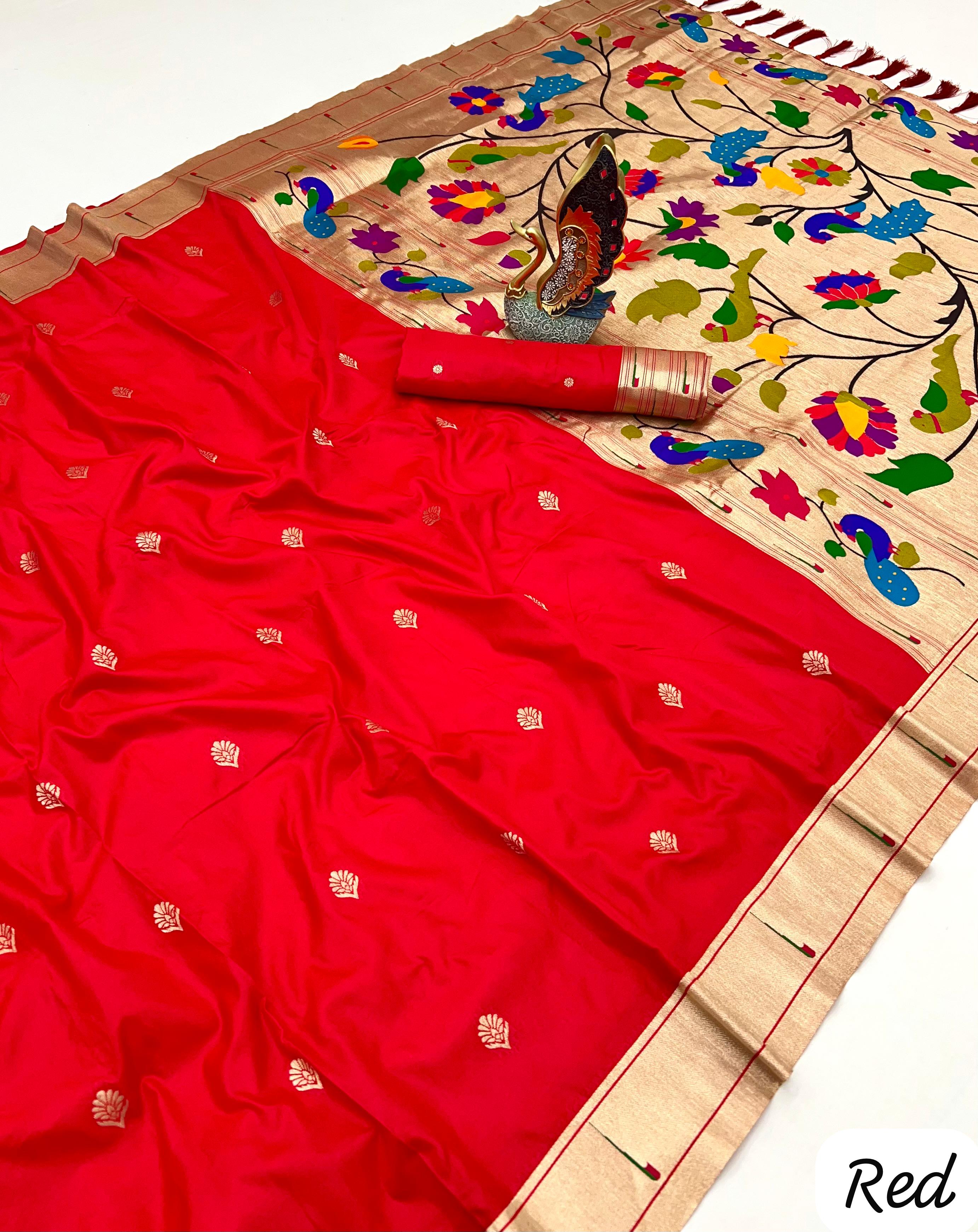 Lekha MN Karma Paithani Vol 2 Paithani Silk Zari And Meenakari Saree Collection