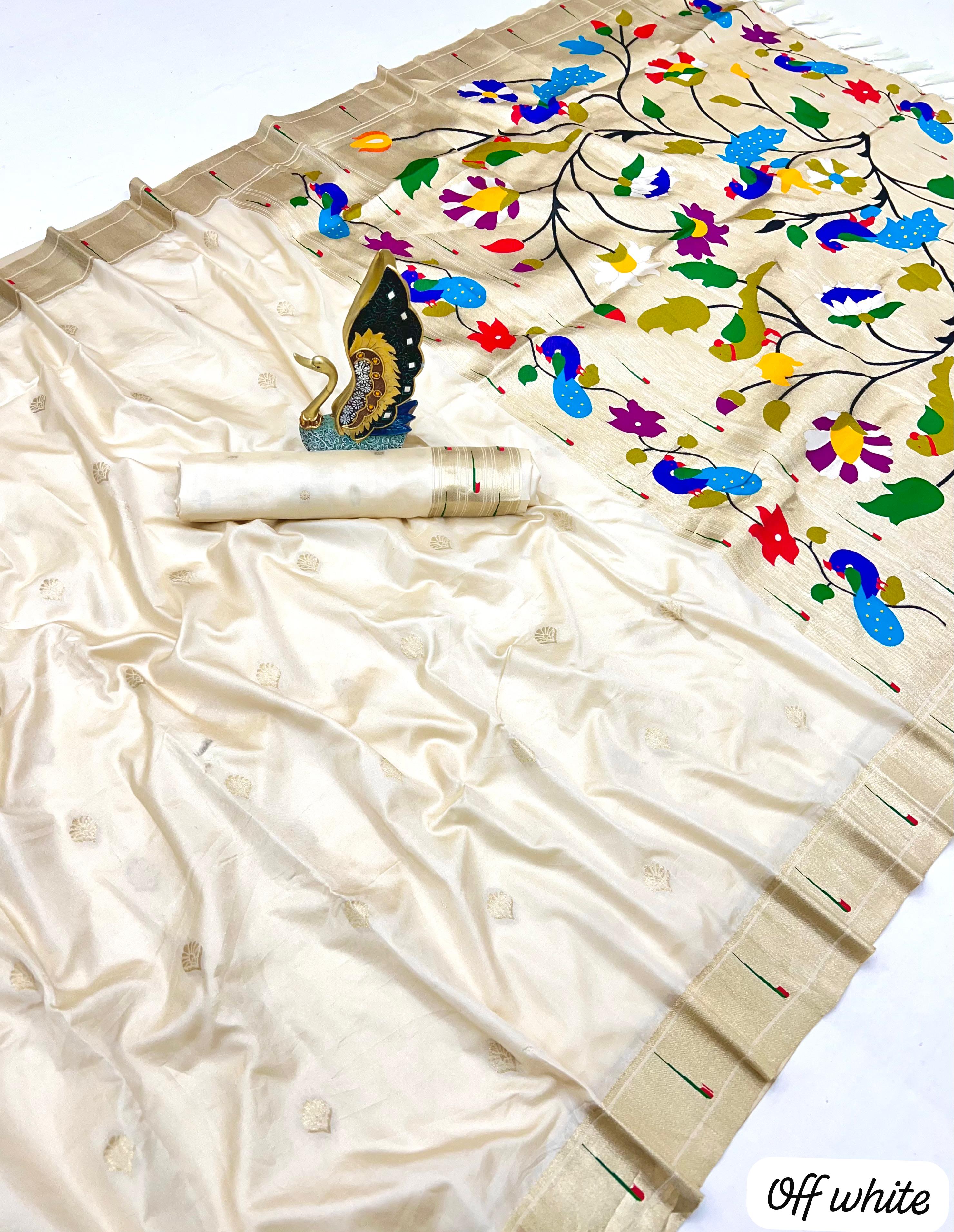 Lekha MN Karma Paithani Vol 2 Paithani Silk Zari And Meenakari Saree Collection