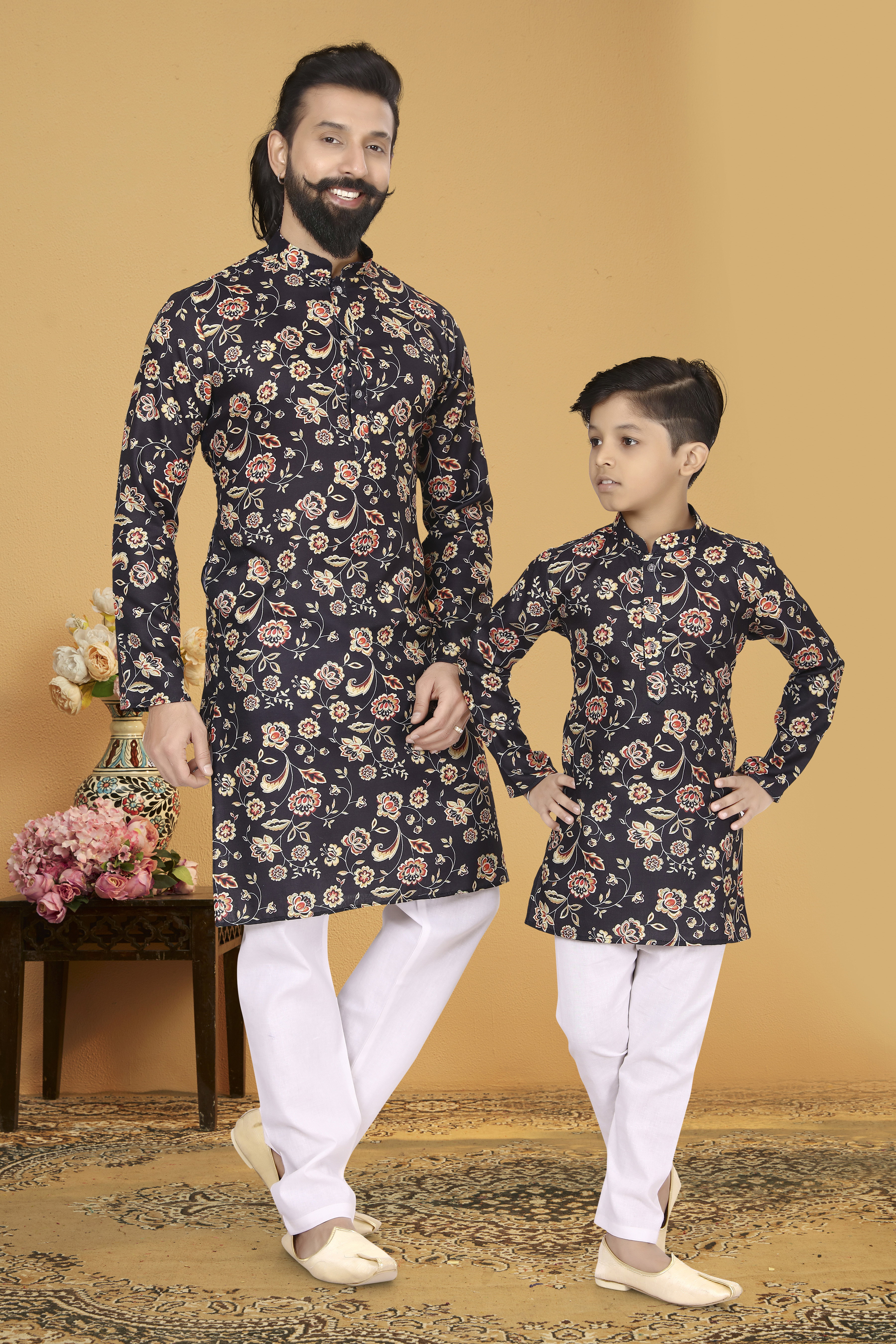 Swarg 1108 To 1120 Series Father Son Combo Kurta Pajama Collection