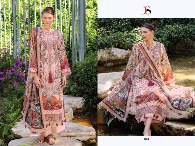 Deepsy Jade Bliss Lawn 25 Cotton Dupatta Pakistani Salwar Suits