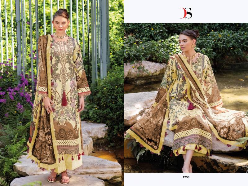 Deepsy Jade Bliss Lawn 25 Cotton Dupatta Pakistani Salwar Suits
