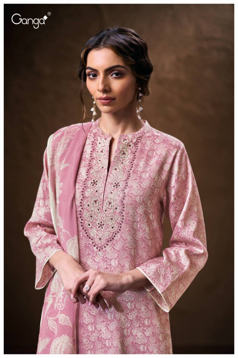Ganga Annie Cotton Printed Embroidered Salwar Kameez