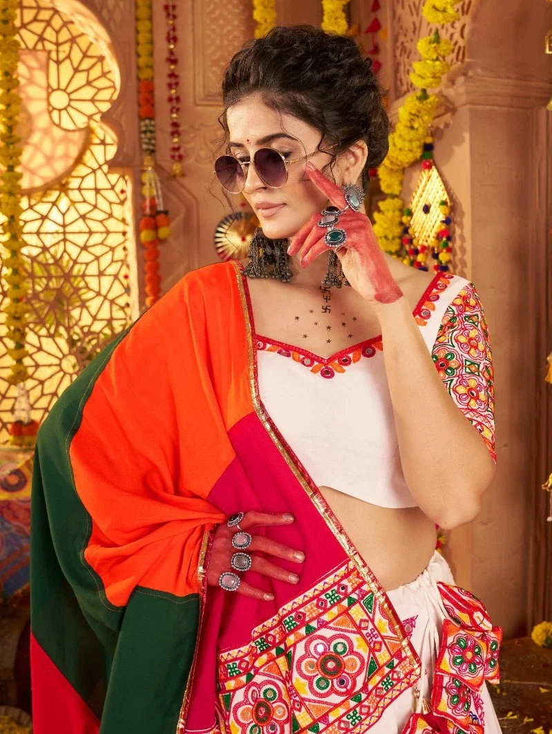 Kf Raas Vol 20 Viscose Cotton Navratri Designer Lehenga Choli