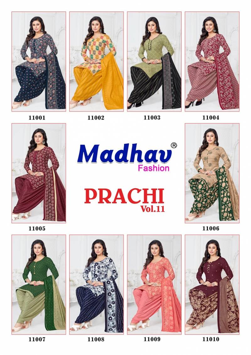 Madhav Prachi Vol 11 Cotton Printed Dress Material Collection