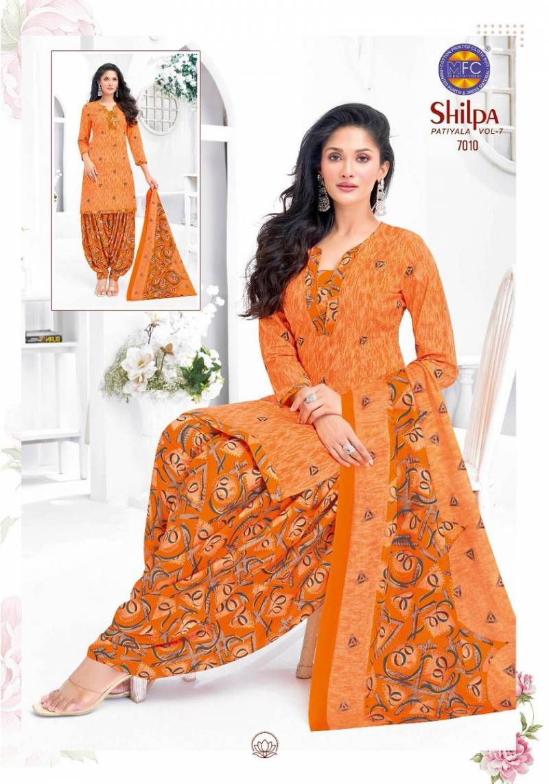 Mfc Shilpa Patiyala Vol 7 Cotton Dress Material Collection