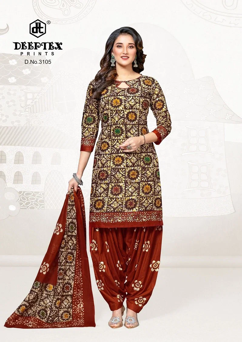Deeptex Batik Plus Vol 31 Dress Material Collection