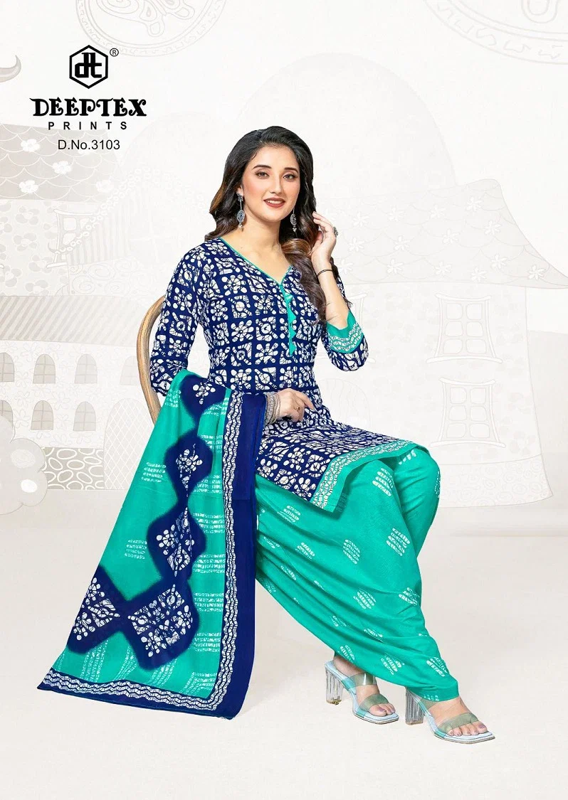 Deeptex Batik Plus Vol 31 Dress Material Collection