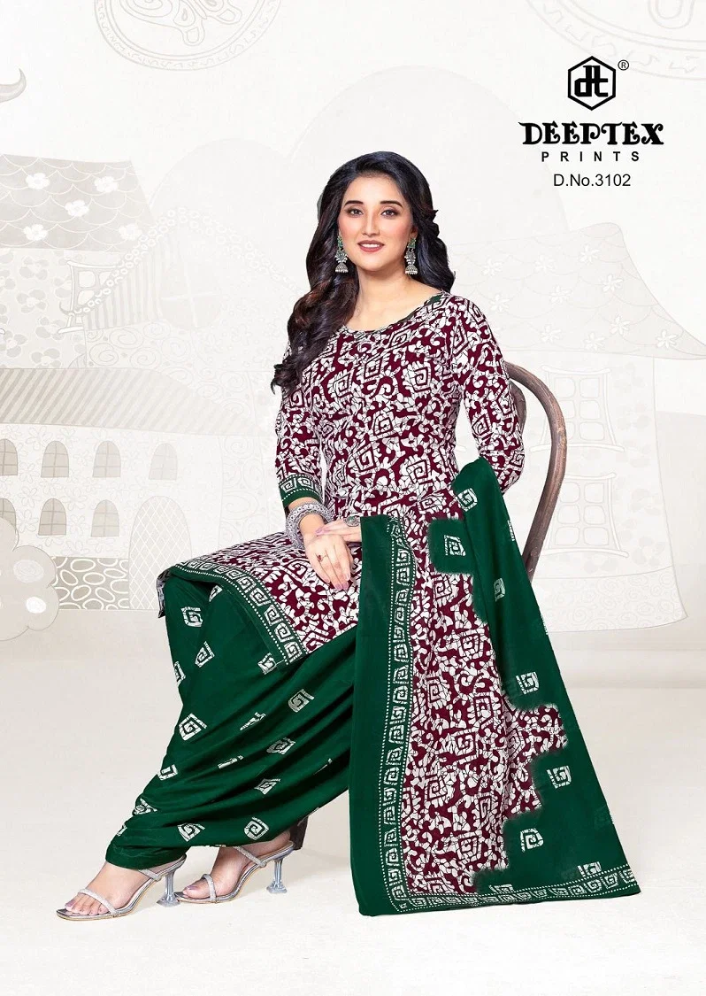 Deeptex Batik Plus Vol 31 Dress Material Collection