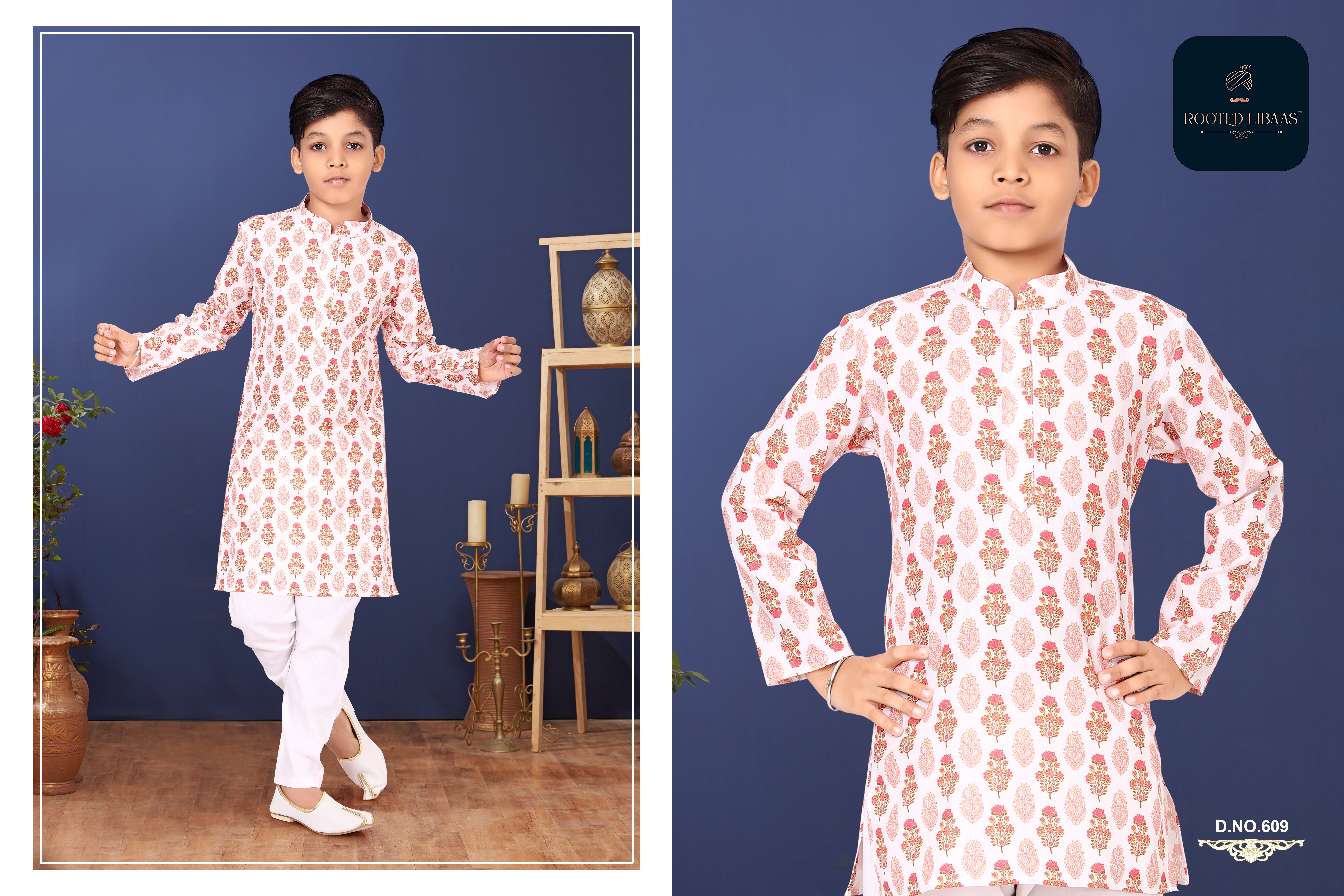 Swarg 609 To 619 Series Cotton Printed Kids Kurta Pajama Collection
