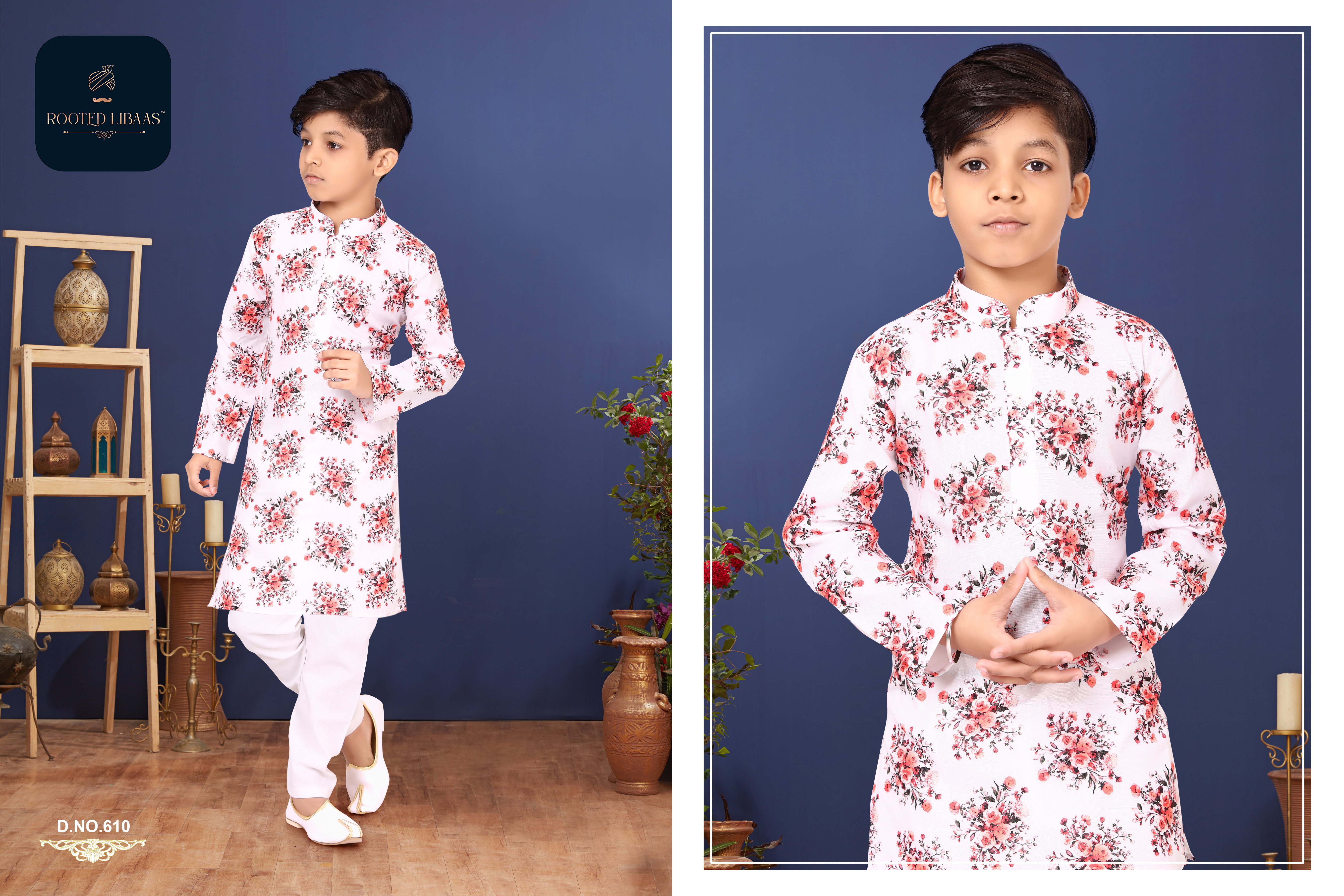 Swarg 609 To 619 Series Cotton Printed Kids Kurta Pajama Collection