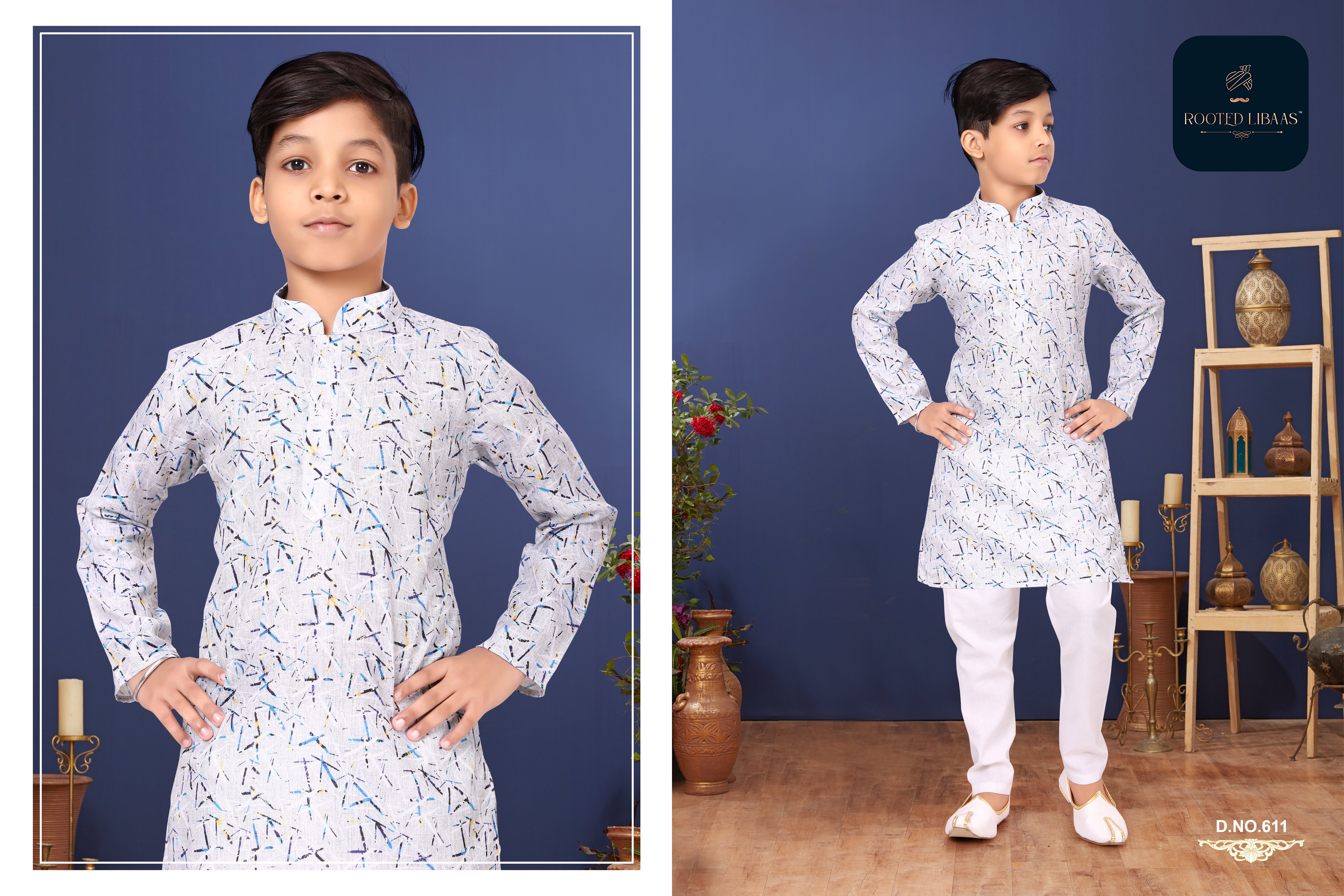 Swarg 609 To 619 Series Cotton Printed Kids Kurta Pajama Collection