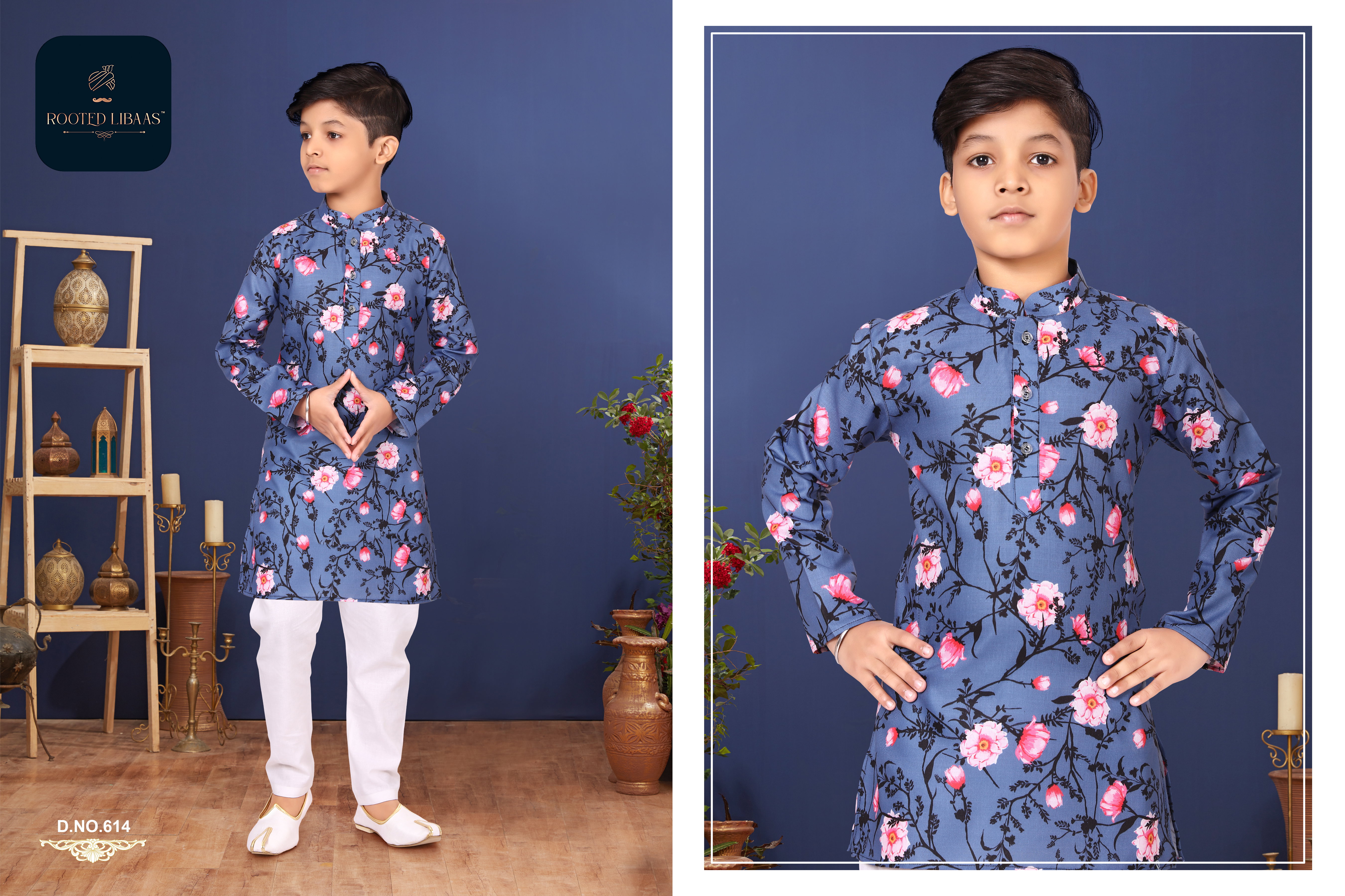 Swarg 609 To 619 Series Cotton Printed Kids Kurta Pajama Collection
