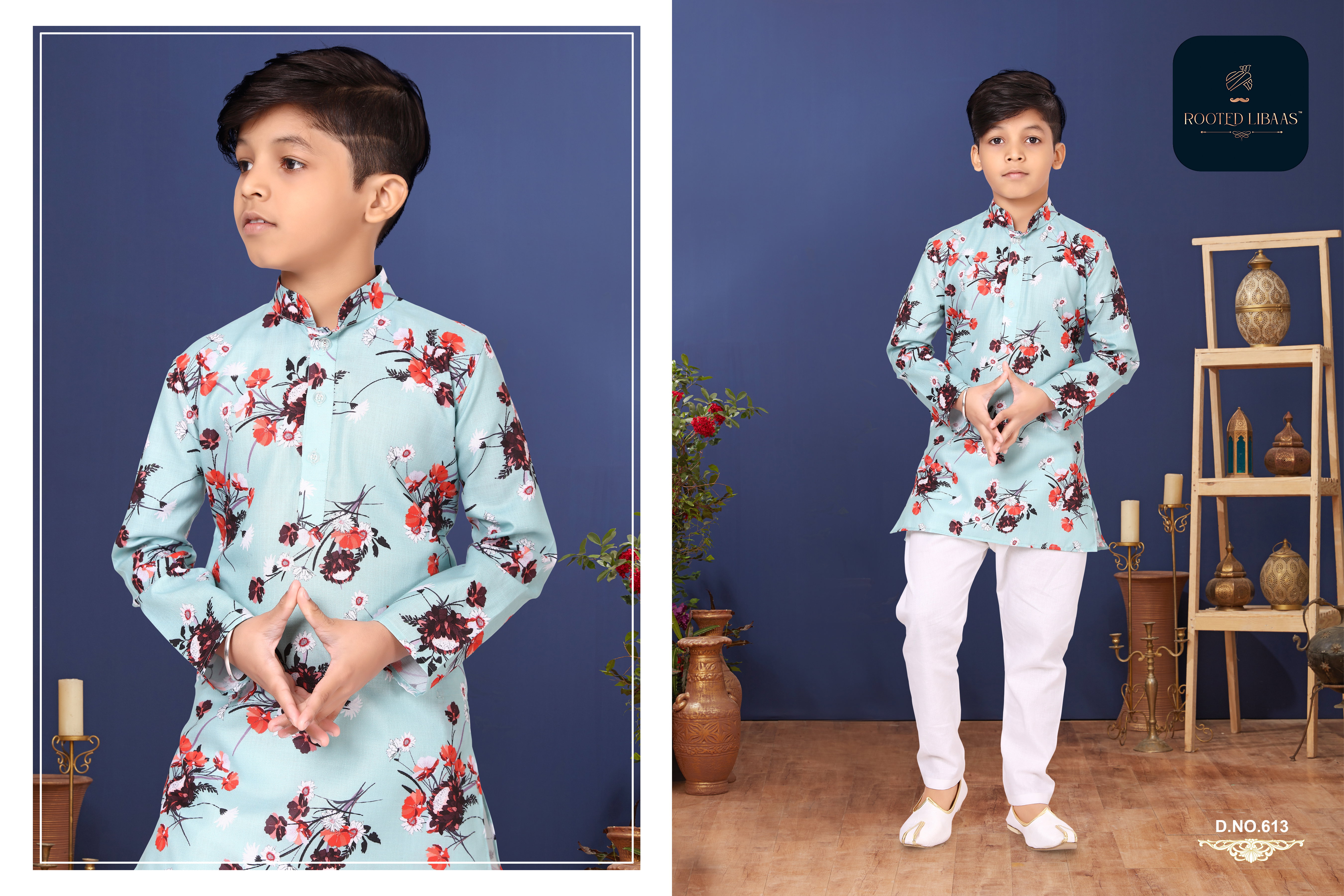 Swarg 609 To 619 Series Cotton Printed Kids Kurta Pajama Collection