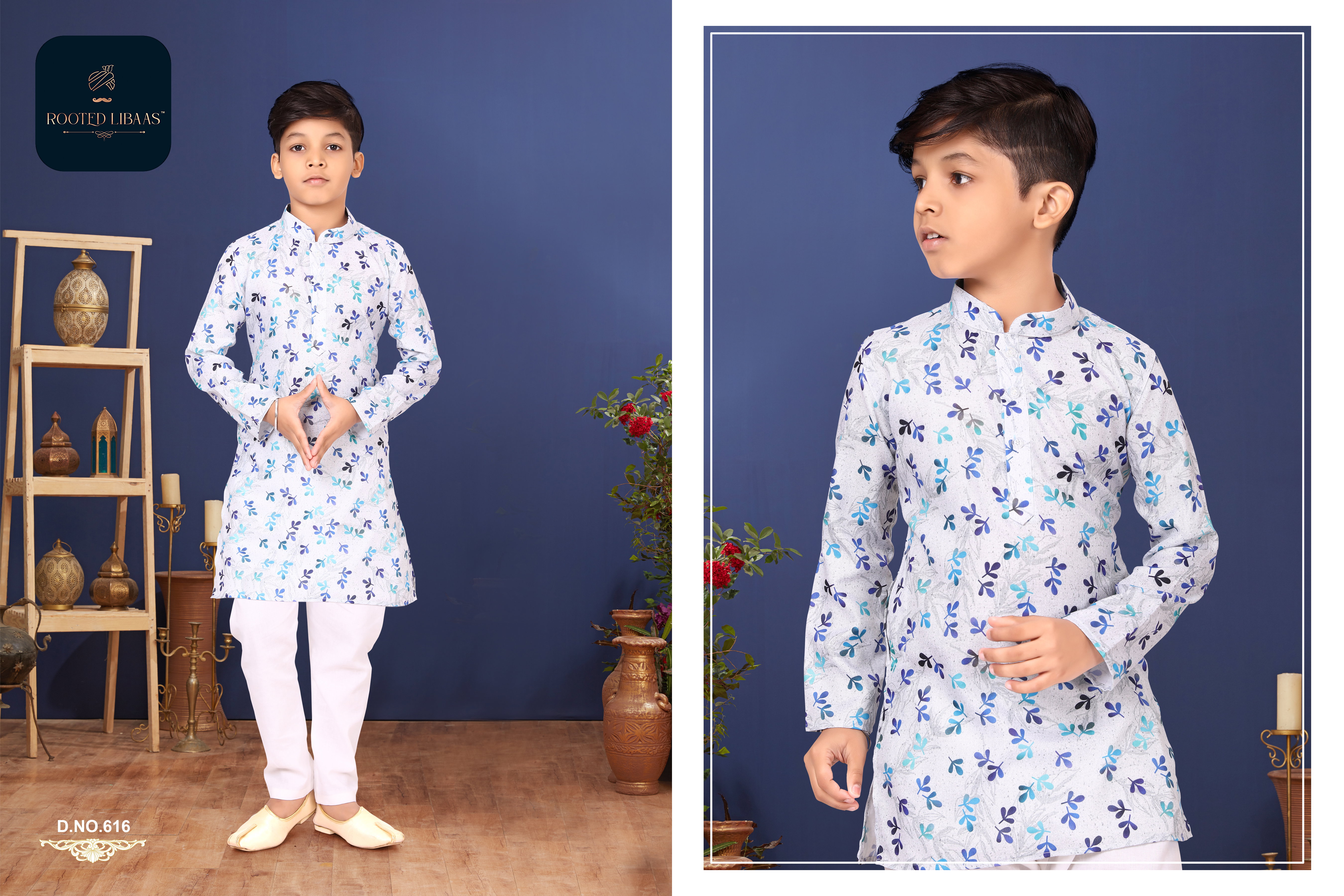 Swarg 609 To 619 Series Cotton Printed Kids Kurta Pajama Collection
