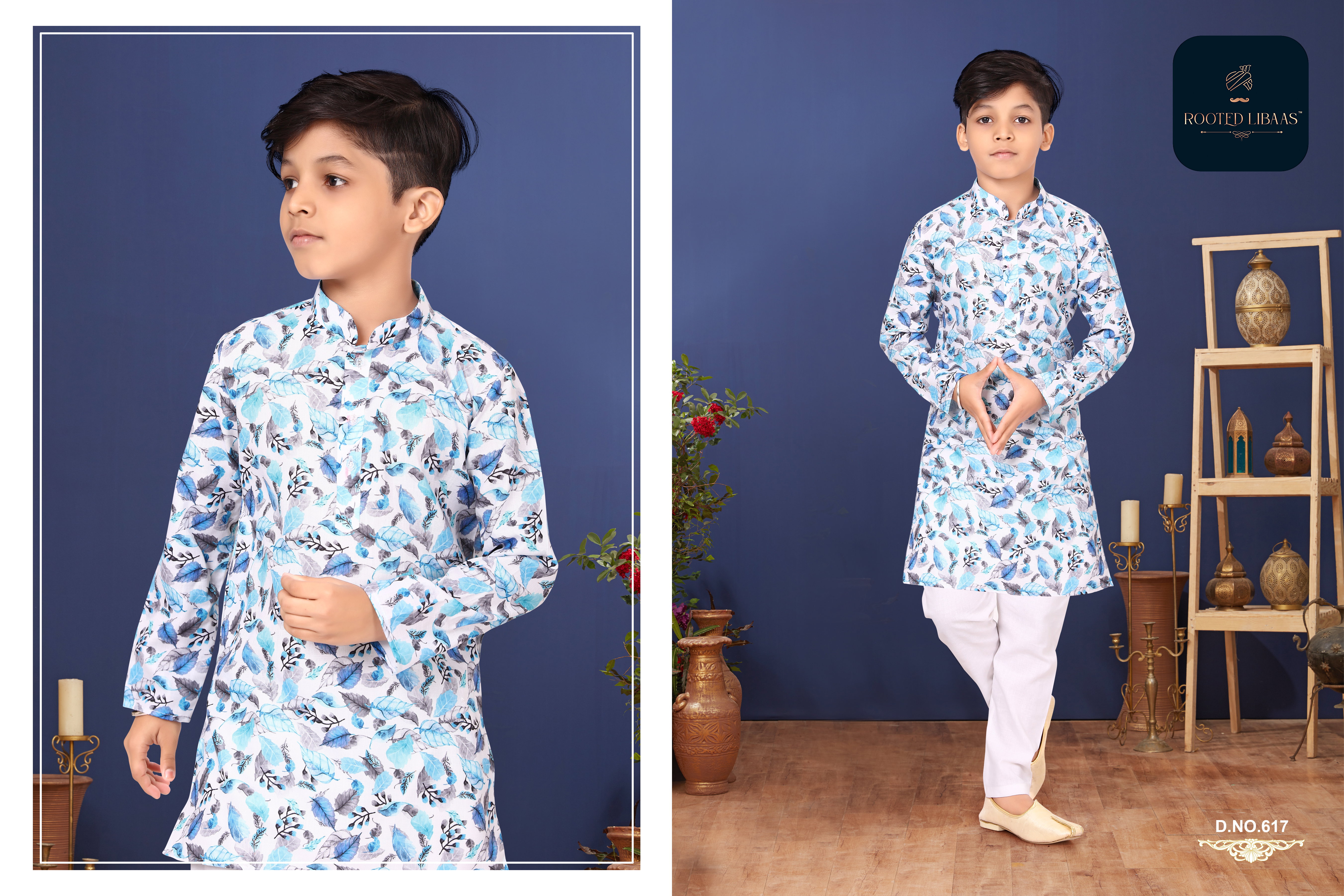 Swarg 609 To 619 Series Cotton Printed Kids Kurta Pajama Collection