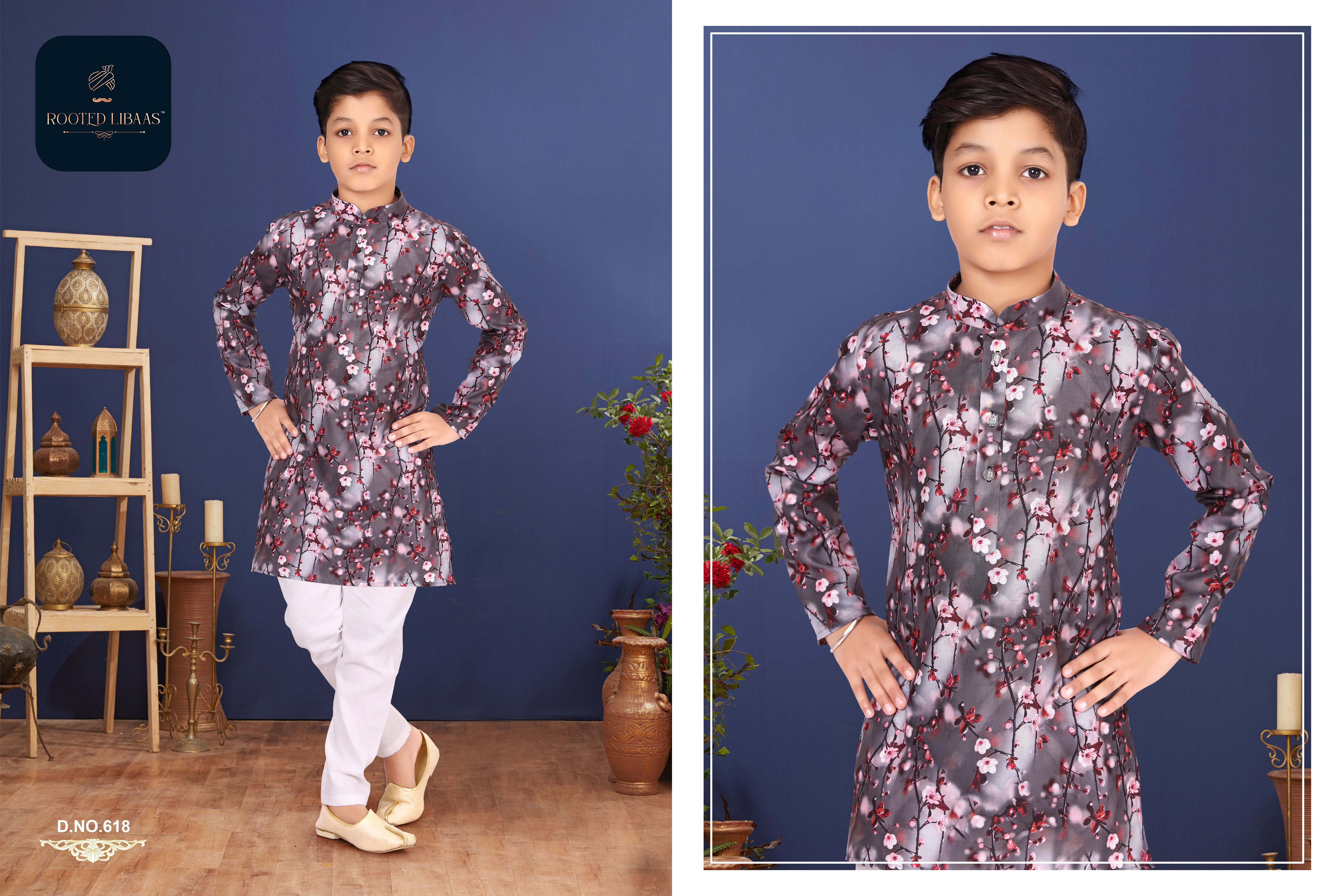 Swarg 609 To 619 Series Cotton Printed Kids Kurta Pajama Collection