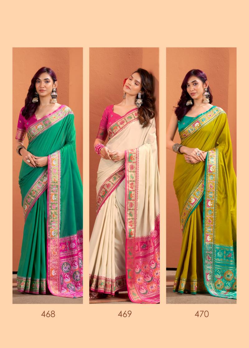 Rajpath Vrundavn Silk Patola Silk Fancy Saree