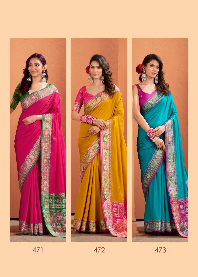 Rajpath Vrundavn Silk Patola Silk Fancy Saree
