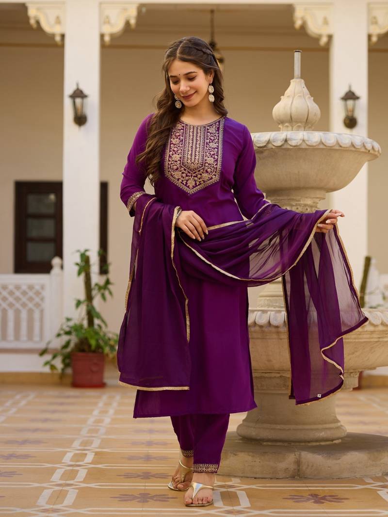 9star Fashion Heer Vol 3 Rayon Embroidered Kurti Bottom With Dupatta
