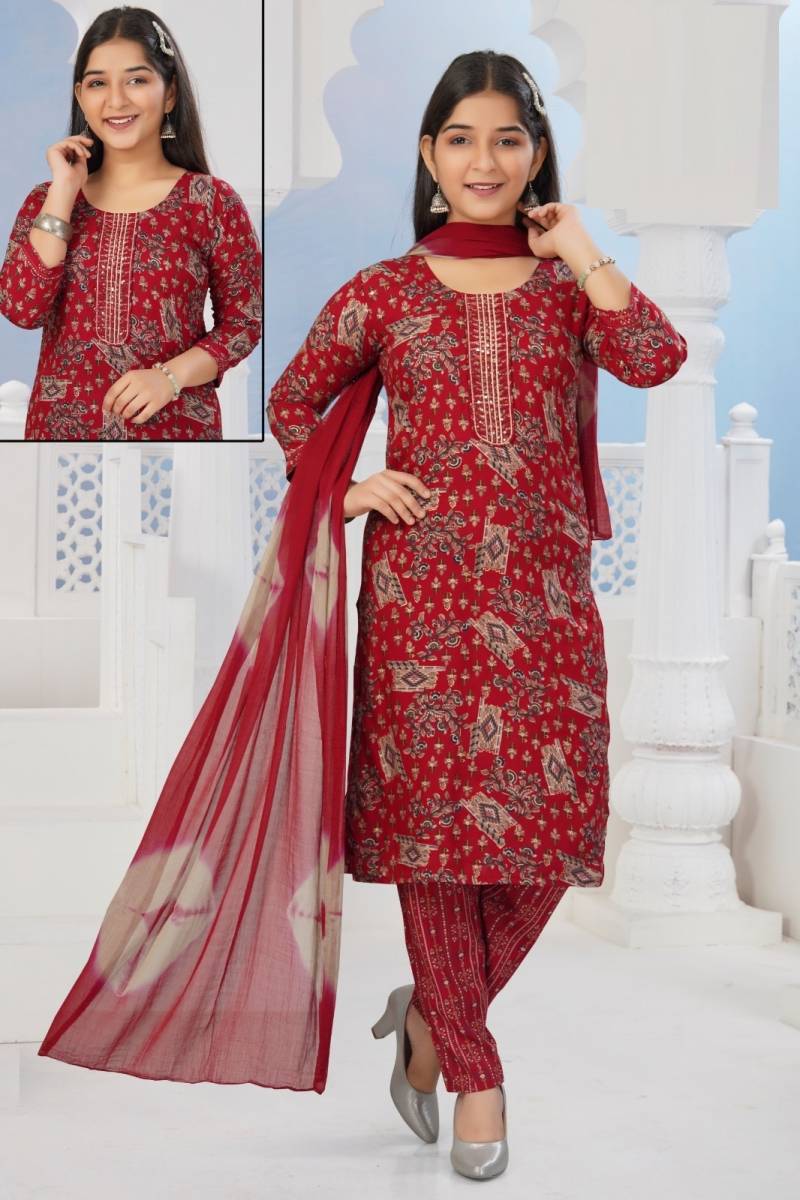Summati 2 Pant Set Rayon Printed Readymade Collection