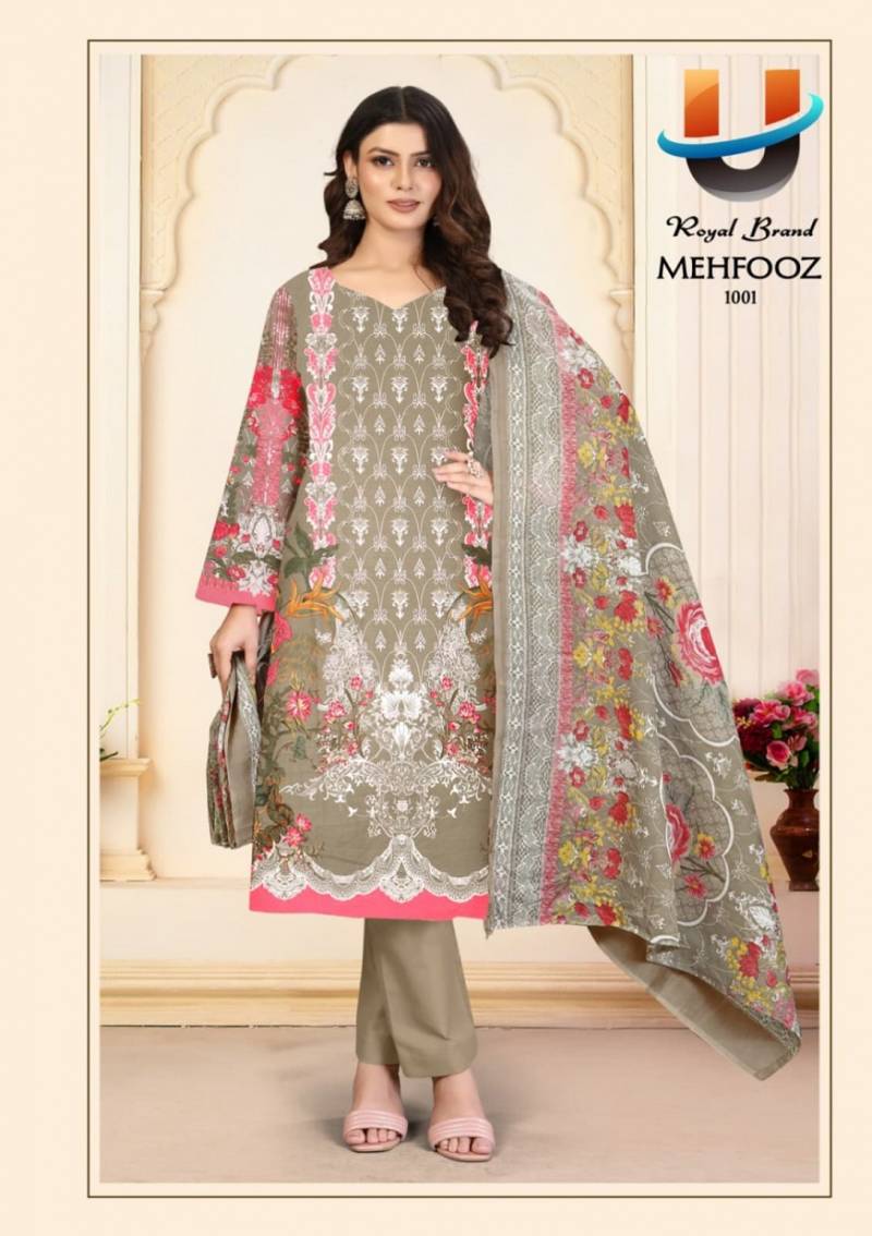 Royal Mehfooz Vol 1 Cotton Printed Dress Material Collection