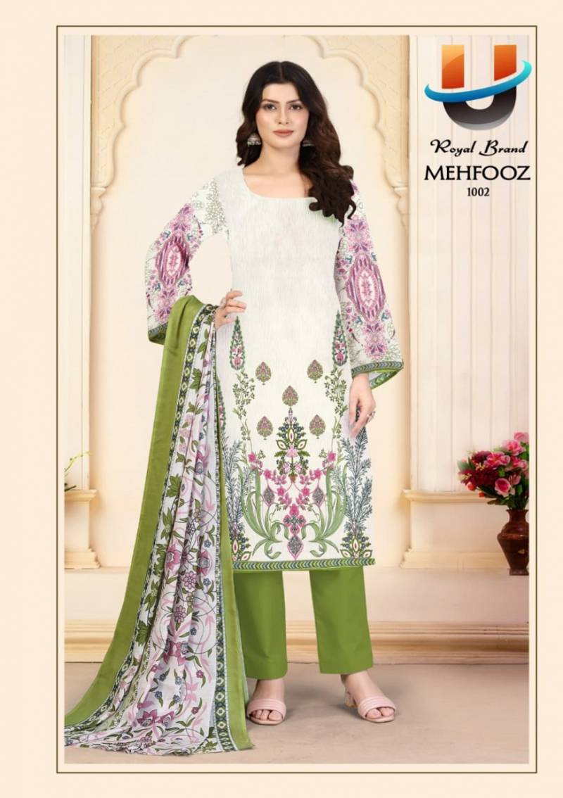 Royal Mehfooz Vol 1 Cotton Printed Dress Material Collection